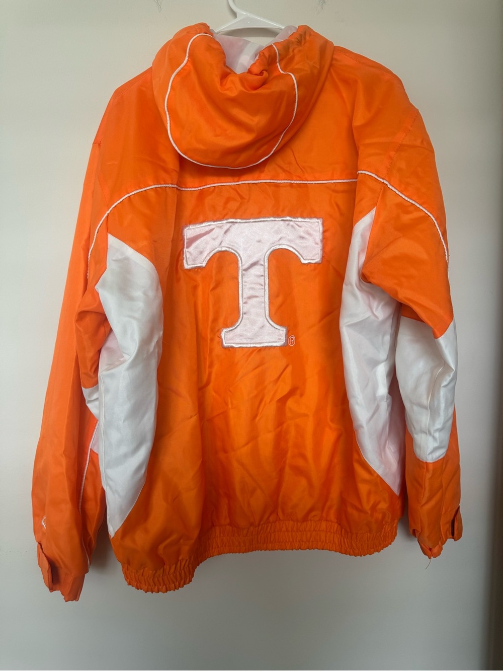 Tennessee VOLS Volunteers University Team Orange Hooded Windbreaker Coat M
